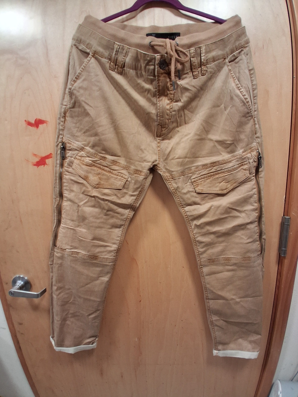 NWT Guess Men's Khaki Cargo Pants
